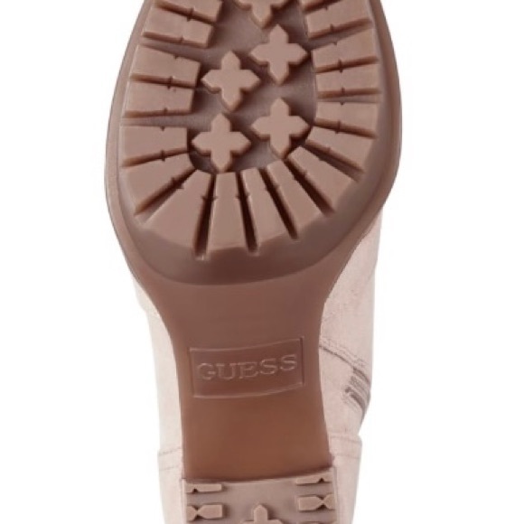 Guess Pink Heeled Combat Boots - Picture 6 of 6